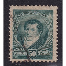 ARGENTINA 1892 GJ 171 ESTAMPILLA DENTADO MIXTO U$ 20